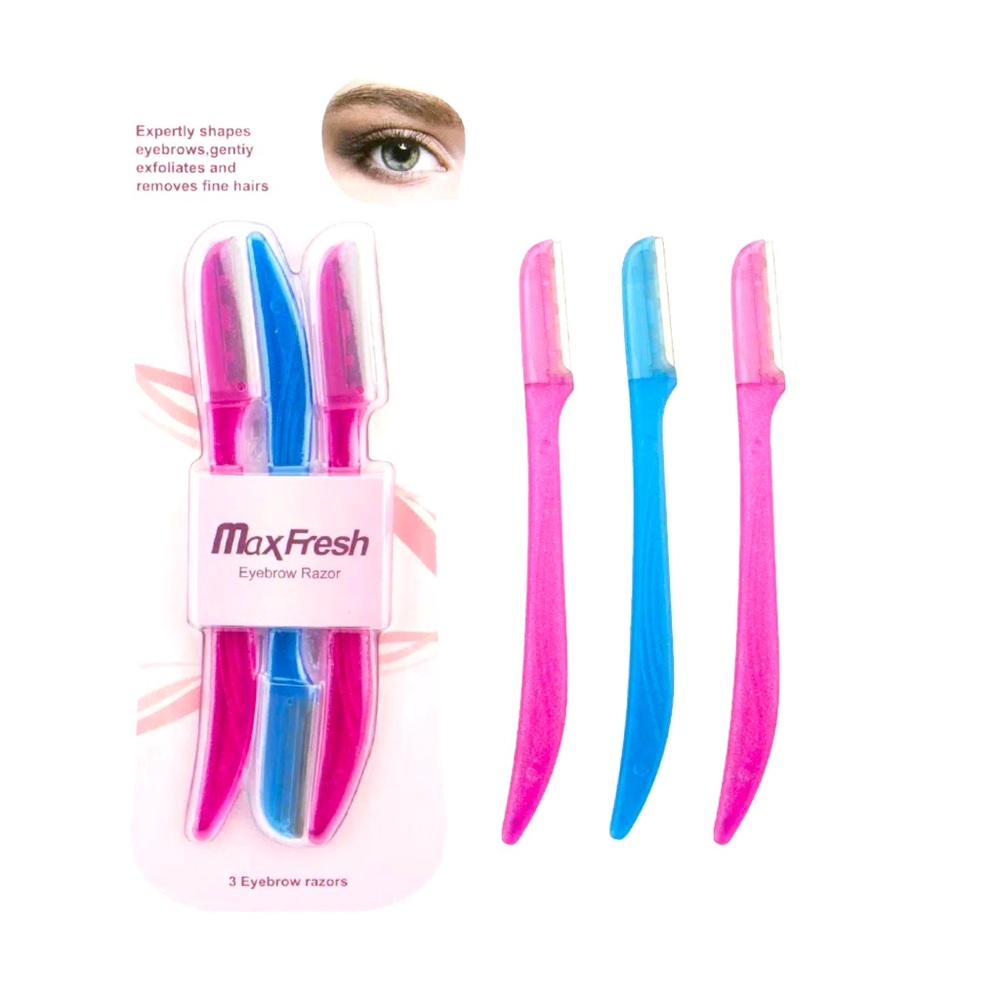 3 pc Eyebrow Razors